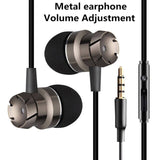 Wired In Ear Earphones Headphones Bass Headsets Sport Music Fone Ouvido Head phone with Microphone for Mobile Phone MP3/4 Player