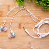 Sport Headsets Bass Gradient Wired In Ear Phones Headphone Head Phones with Mic Music Earphones for Mobile Phone Computer PC