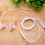 Sport Headsets Bass Gradient Wired In Ear Phones Headphone Head Phones with Mic Music Earphones for Mobile Phone Computer PC