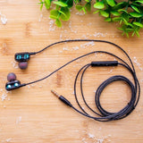 Sport Headsets Bass Gradient Wired In Ear Phones Headphone Head Phones with Mic Music Earphones for Mobile Phone Computer PC